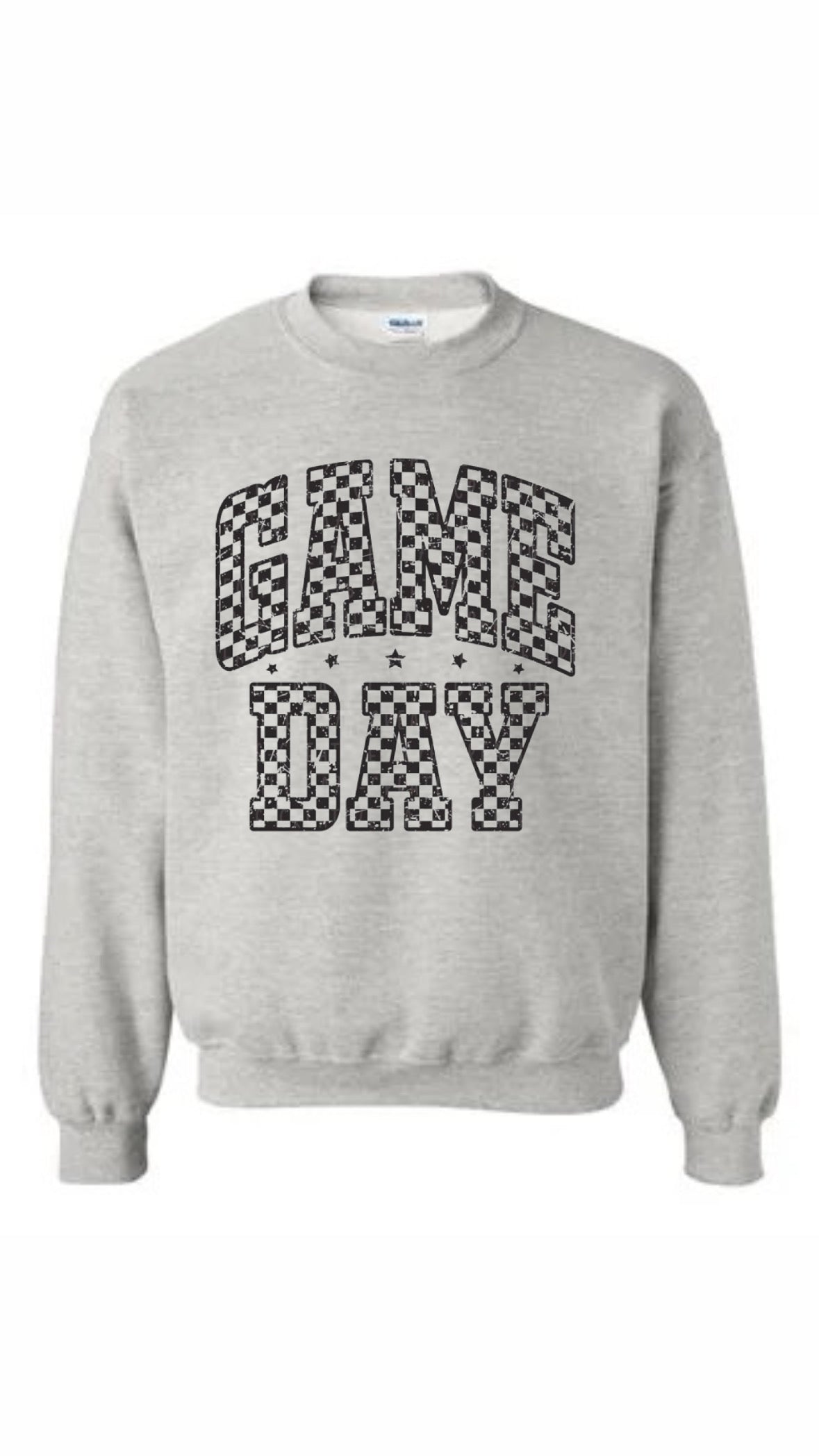 Checkered Game Day Crewneck